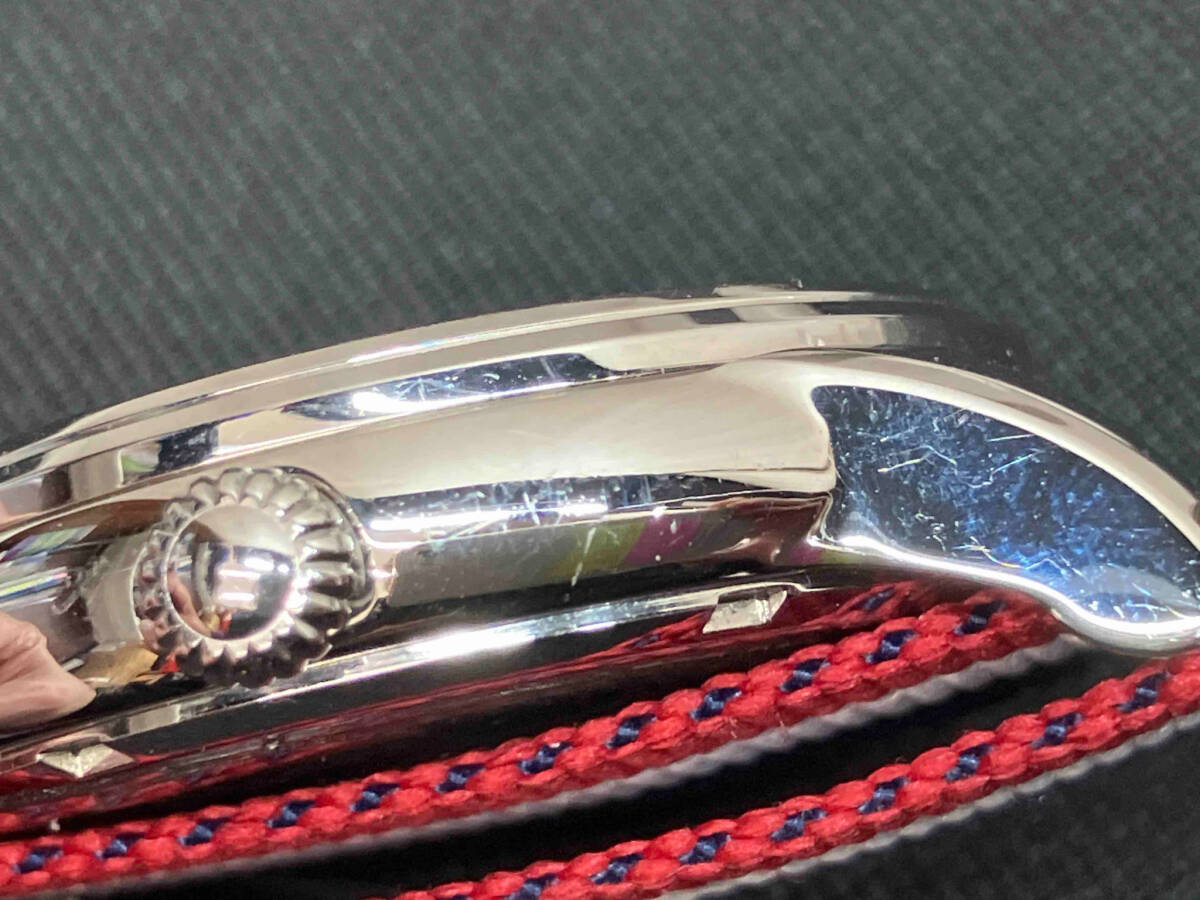 HUNTING WORLD HWG010 quartz case size 4.0cm cloth belt ( tricolor color ) case scratch equipped 