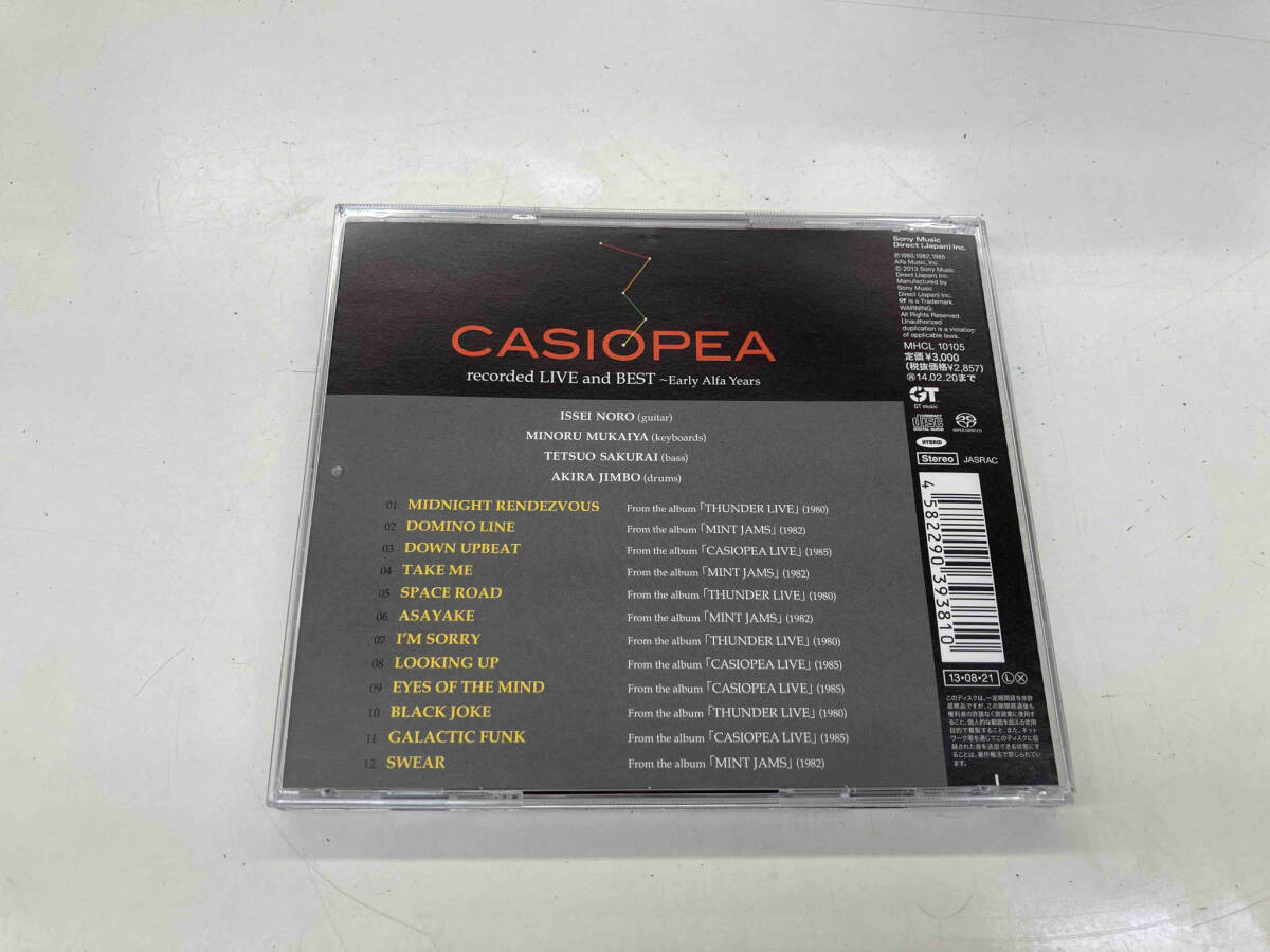 CASIOPEA CD recorded LIVE and BEST~Early Alfa Years_画像3