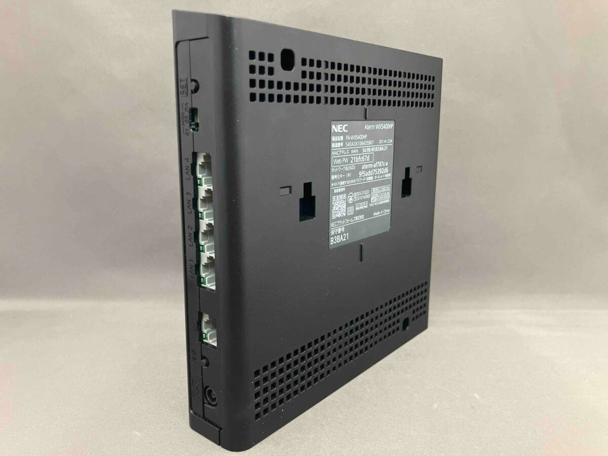 NEC Aterm PA-WX5400HP 無線LAN/ルーター (10-07-07)_画像3
