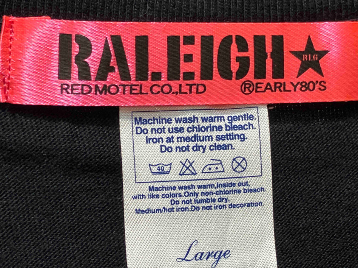 RALEIGH JOE STRUMMER ジョー ストラマー T-shirt Cut-Sew 半袖Tシャツ カットソー ブラック SIZE L ラレー_画像4