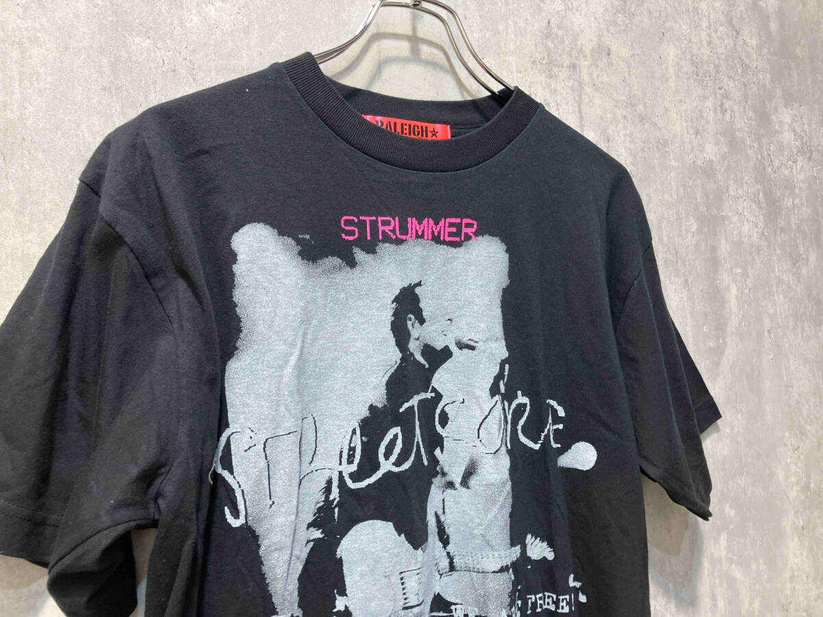 RALEIGH JOE STRUMMER ジョー ストラマー T-shirt Cut-Sew 半袖Tシャツ カットソー ブラック SIZE L ラレーの画像3
