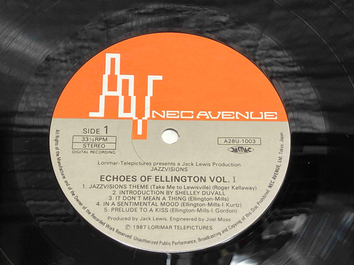 【LP盤】 【帯付】 ECHOES OF ELLINGTON VOL.1/エコーズ・オブ・エリントン JAZZVISION 3 A28U1003_画像6