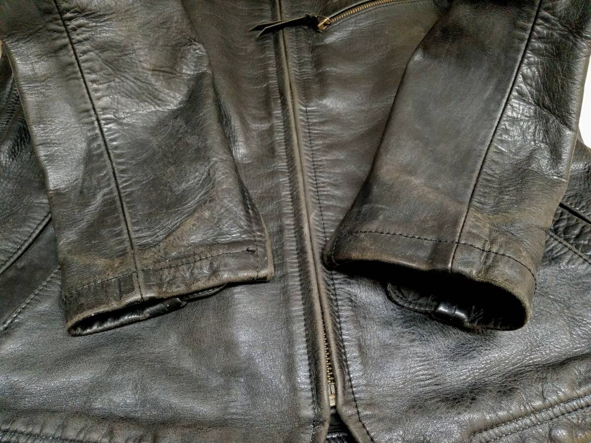 HAROLD’S GEAR/ハロルズギア/シングルライダース/Horse Leather Single Riders Jacket/ブランド/Sサイズ_画像5