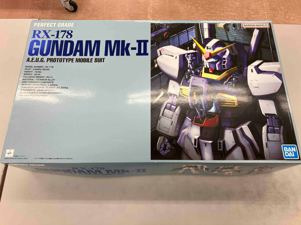 未使用品 プラモデル バンダイ 1/60 RX-178 ガンダムMk-Ⅱ(エゥーゴ) PG 「機動戦士Zガンダム」_画像1