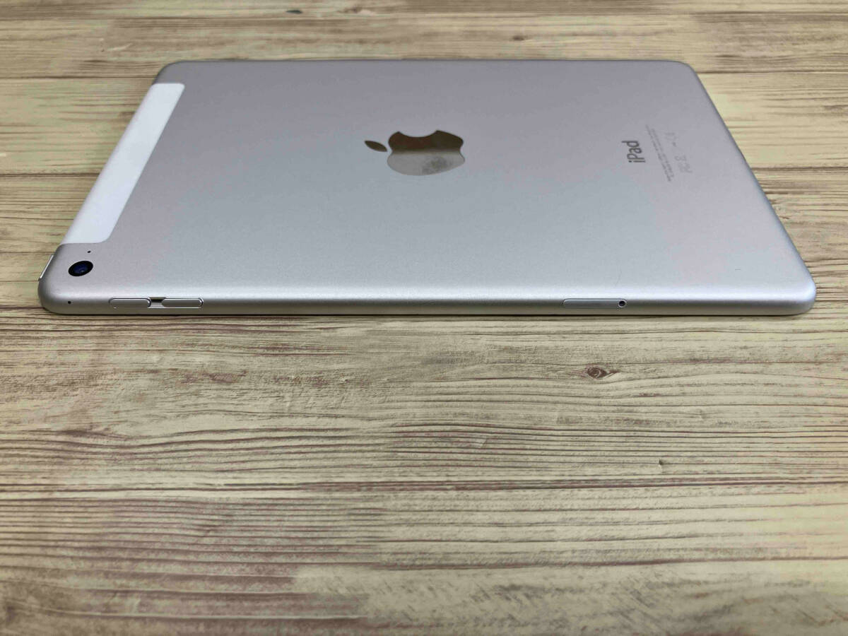 ジャンク Apple MK772J/A iPad mini 4 Wi-Fi+Cellular 128GB シルバー SIMロック解除済み au_画像6