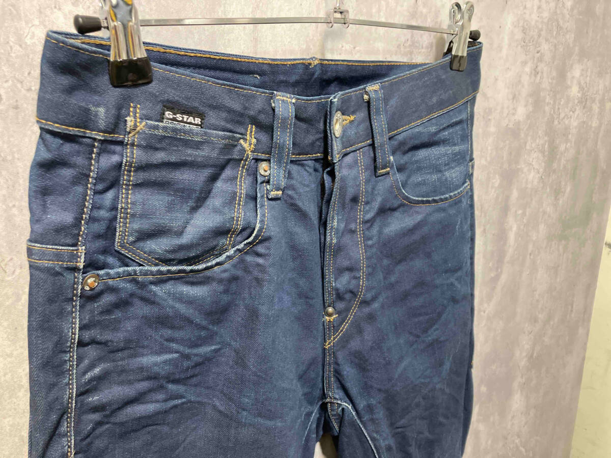 G-STAR RAW A-Crotch Denim pants エー クロッチ 立体裁断 デニム パンツ ジーンズ インディゴブルー SIZE 28×32 ジー スター ロウ_画像3