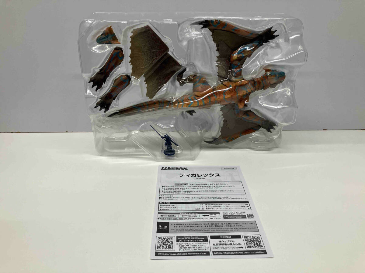  прекрасный товар S.H.MonsterArts Tiga Rex Monstar Hunter laiz