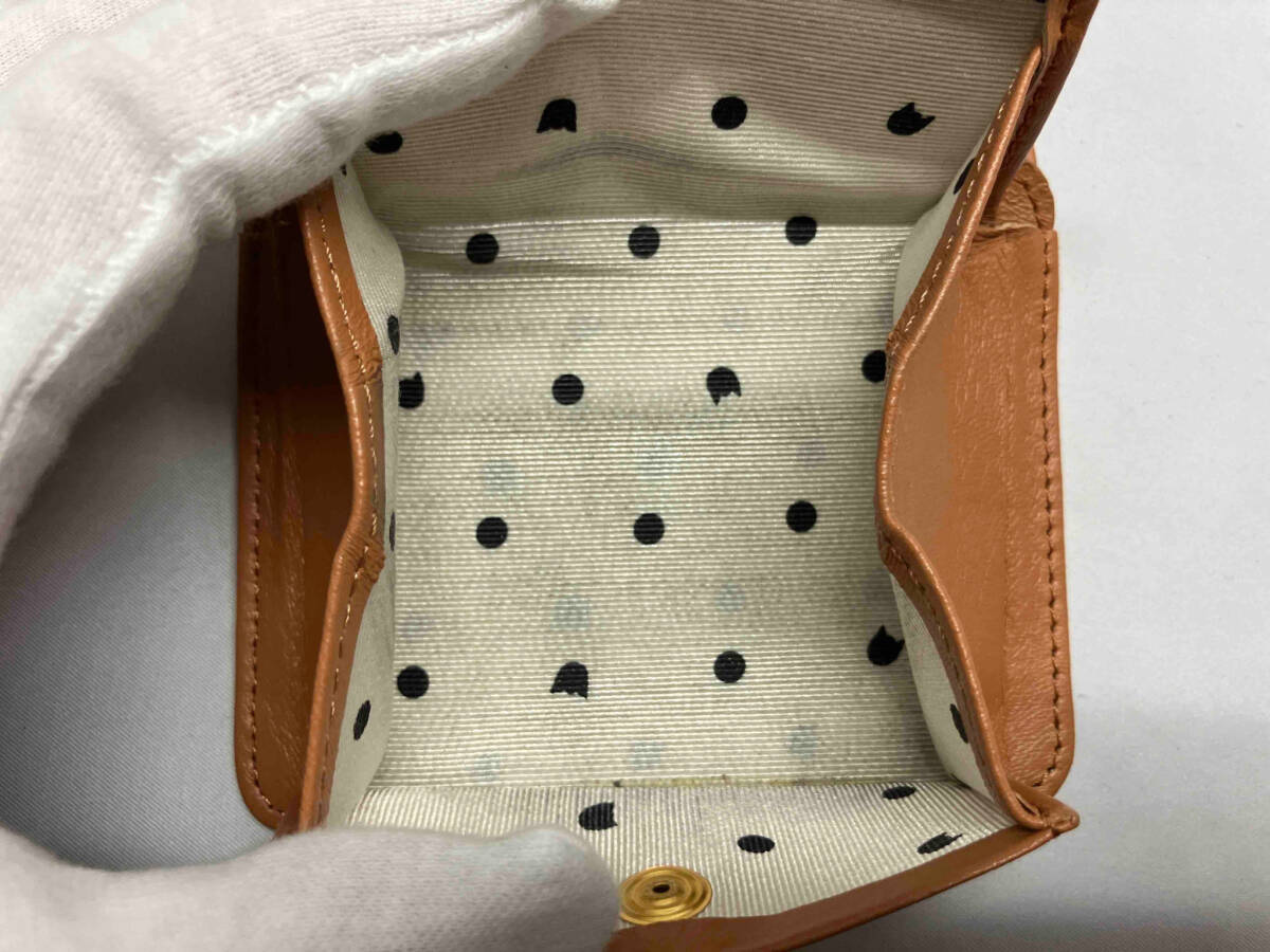 TSUMORI CHISATO CARRY カモフラージュサファリ ワニ 二つ折り財布 ミニウォレット グリーン 参考定価14,300円_画像5