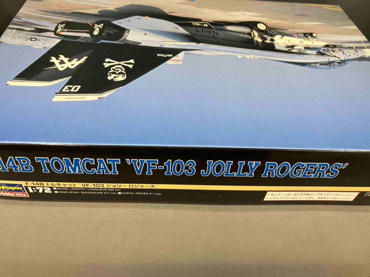 プラモデル ハセガワ 1/72 F-14B トムキャット VF-103 ジョリー ロジャース_画像5