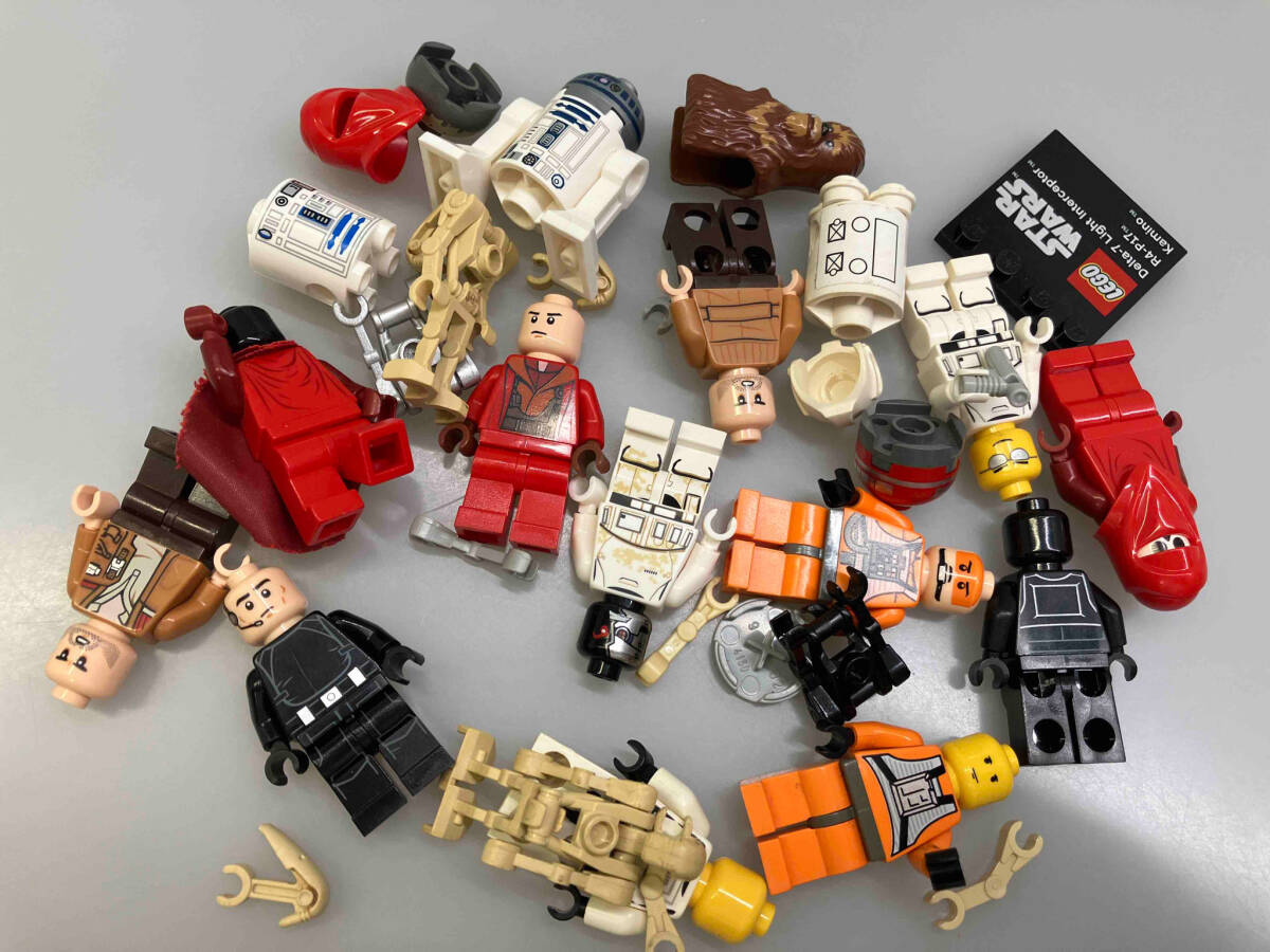 LEGO Lego Star Wars series rose rose parts block Mini fig etc. large amount 8.5kg and more set sale * assembly instructions 75190te -stroke ro year 