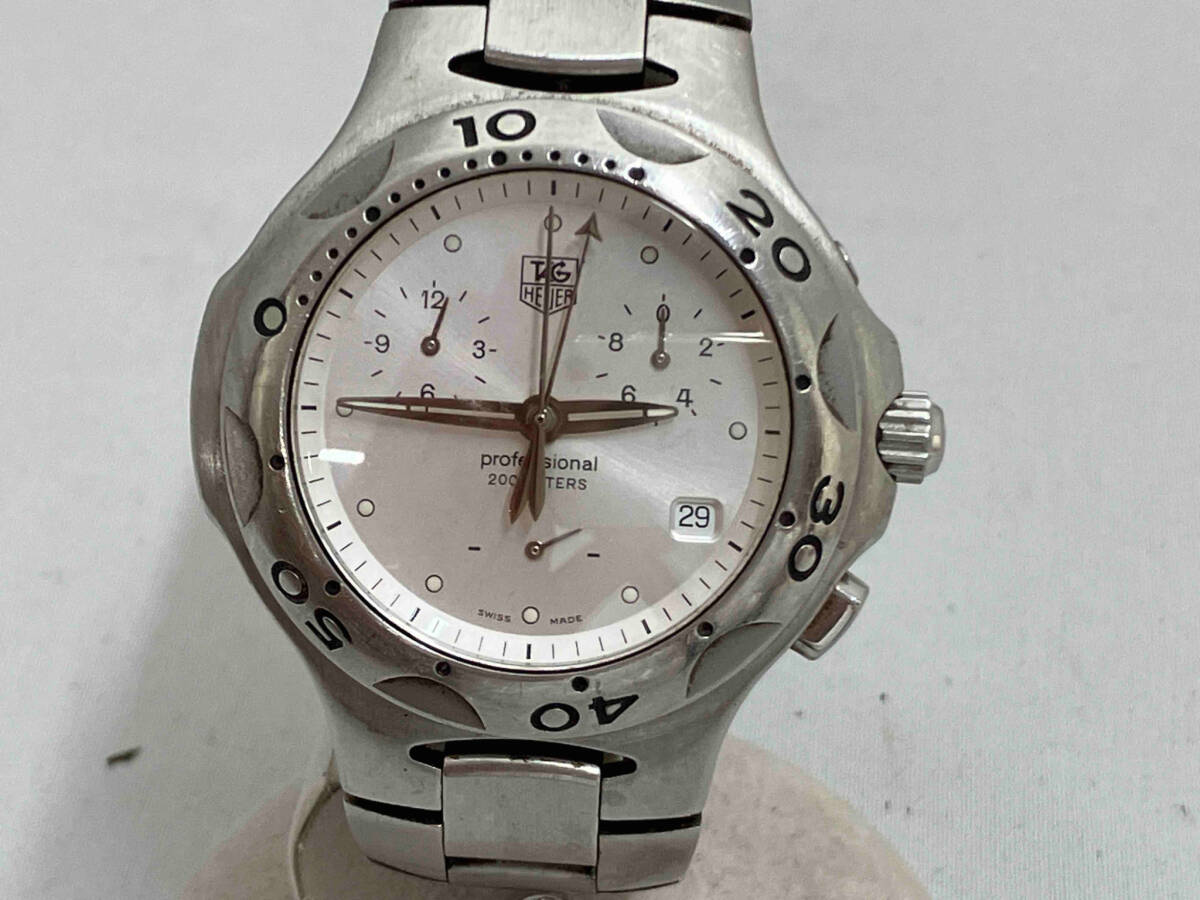  Junk TAG HEUER TAG Heuer CL1111 AR0189 button damage quartz wristwatch 
