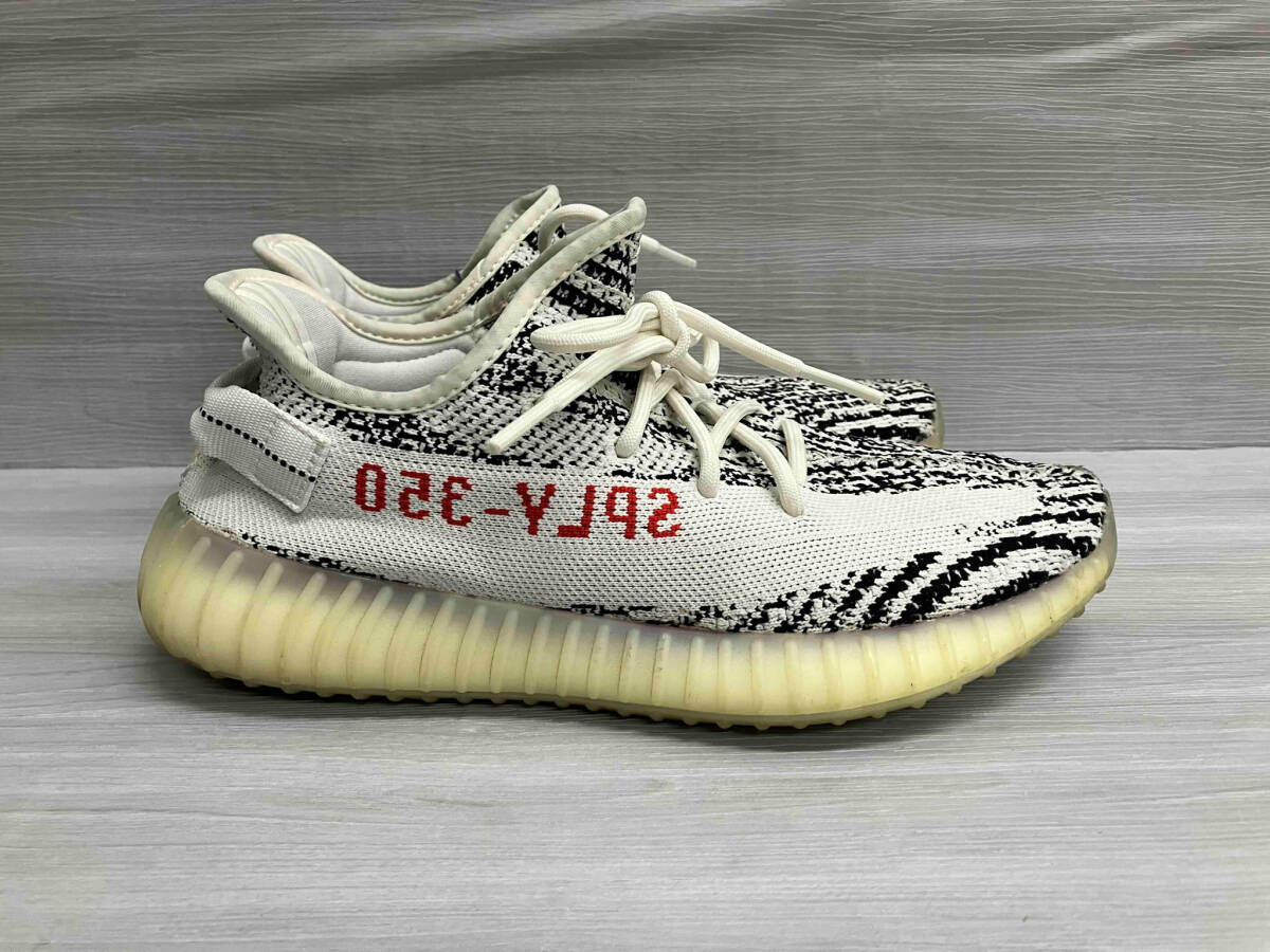 adidasアディダス CP9654 YEEZY BOOST 350 V2 ZEBRA メンズ スニーカー 27cm ゼブラ FAkEBUSTERS鑑定バッチ付_画像4