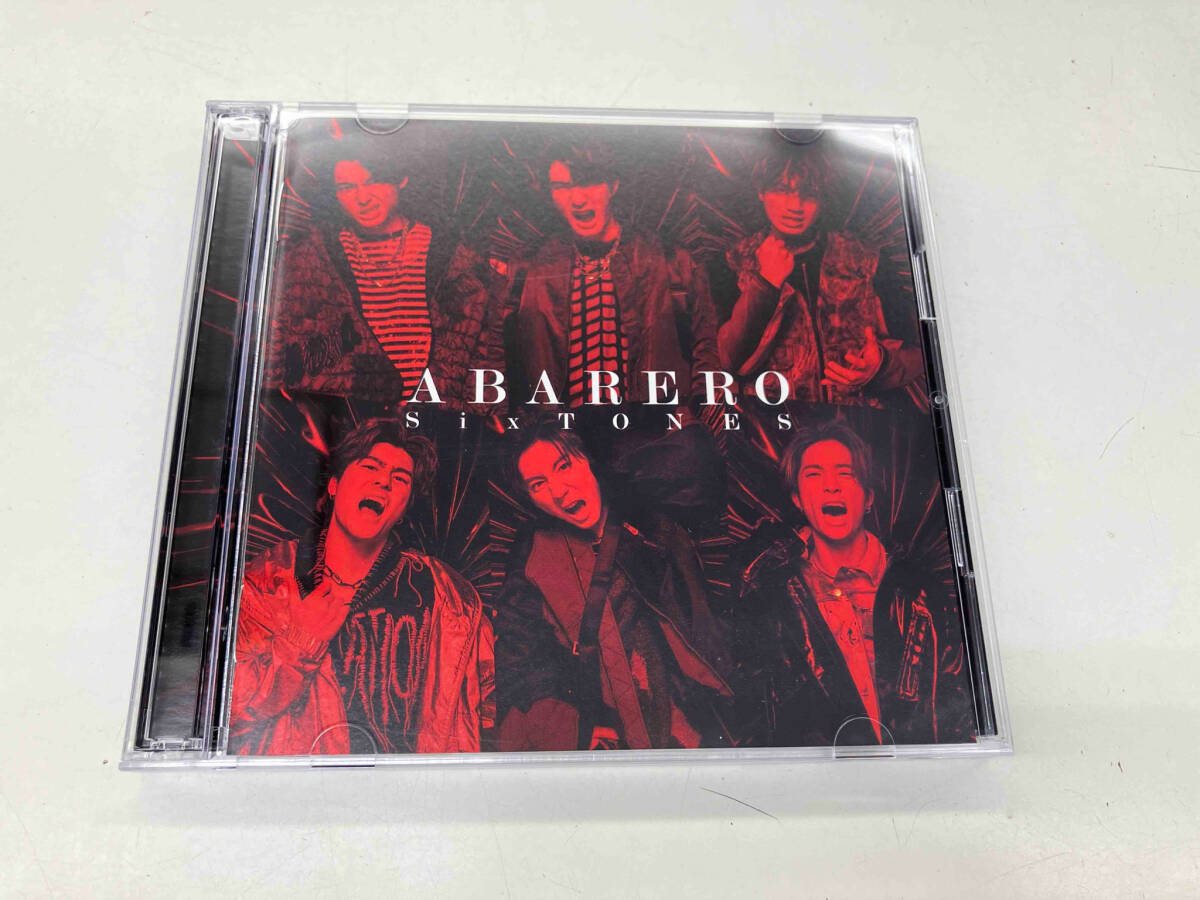 SixTONES CD ABARERO(初回盤A)(DVD付)_画像2