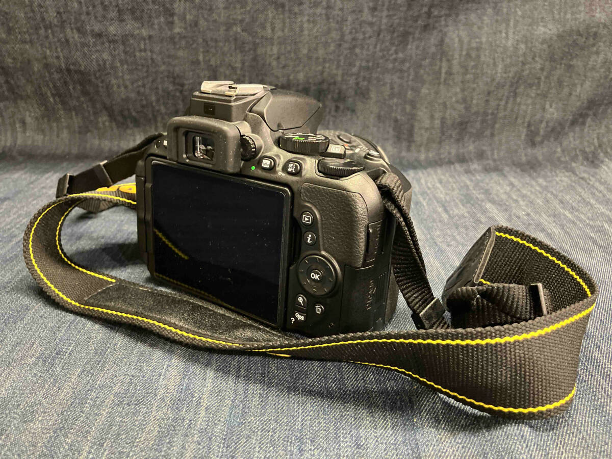 ジャンク 【動作未確認】Nikon D5500 18-55 VR 2 レンズキット (ブラック) デジタル一眼 (∴ゆ13-10-18)_画像2