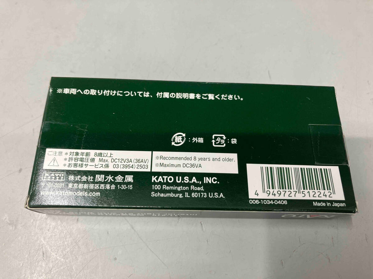 ④ 未開封 KATO 11-210 白色室内灯セット 6両分入 旧製品 カトー Nゲージ_画像3