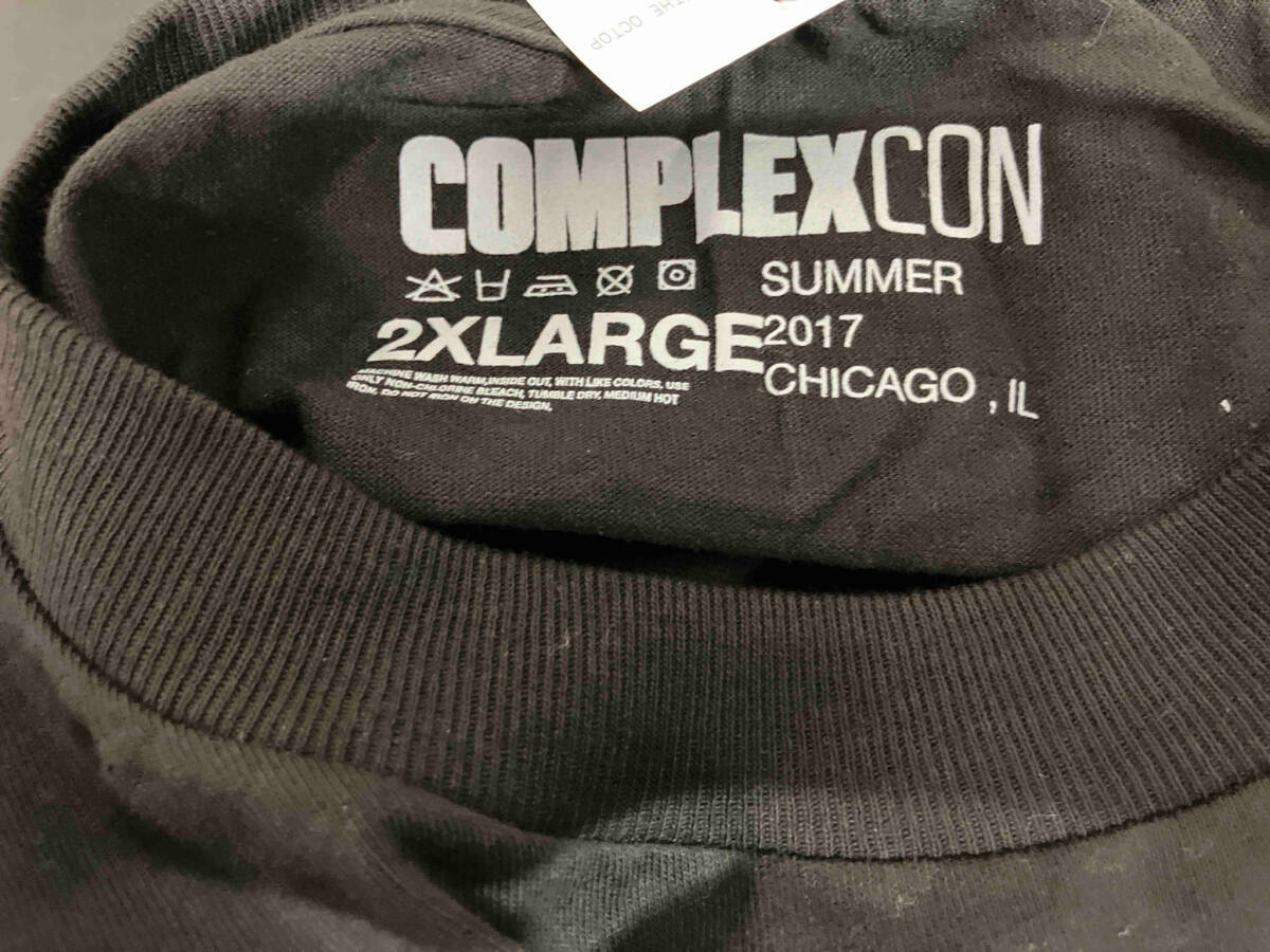 complex con コンプレックス コン THE OCTOPUS ザ オクトパス 半袖Tシャツ ブラック サイズ2XL_画像3