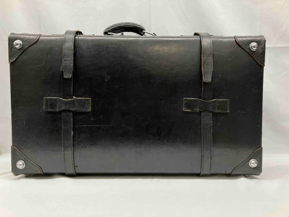 ビンテージバッグ　スーツケース ブラック アンティークバッグ　レザー_画像1