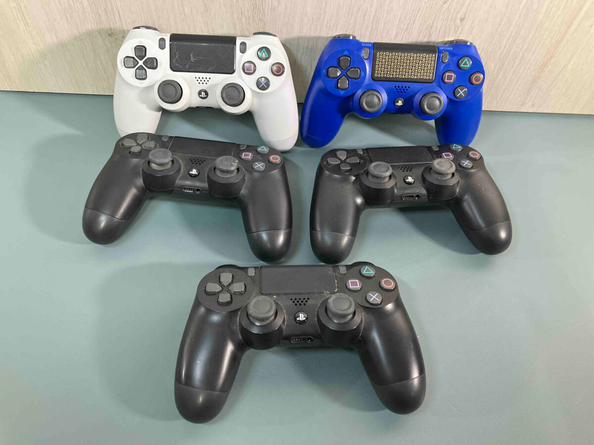 ジャンク 現状品 SONY PS4 Dual Shock4 ワイヤレス コントローラー デュアルショック4 ５個まとめ売り_画像1