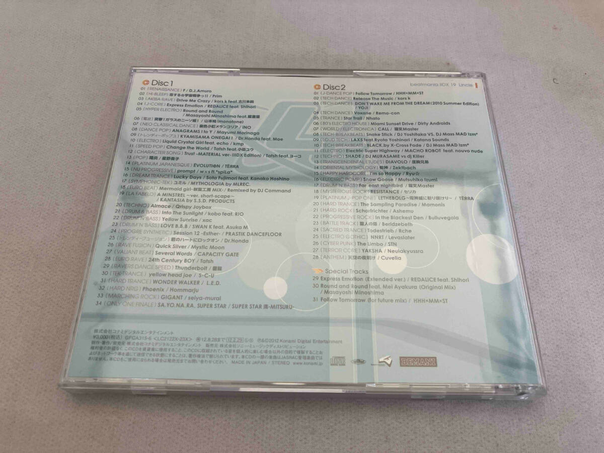 (ゲーム・ミュージック) CD beatmania ⅡDX 19 Lincle ORIGINAL SOUNDTRACK_画像2