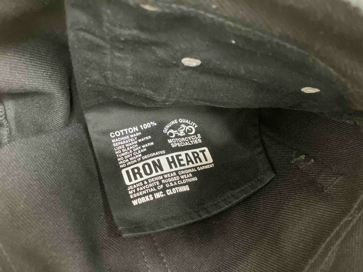 IRON HEART 9461Z/21oz黒鎧デニム/ブーツカット/W36 綿パン_画像5