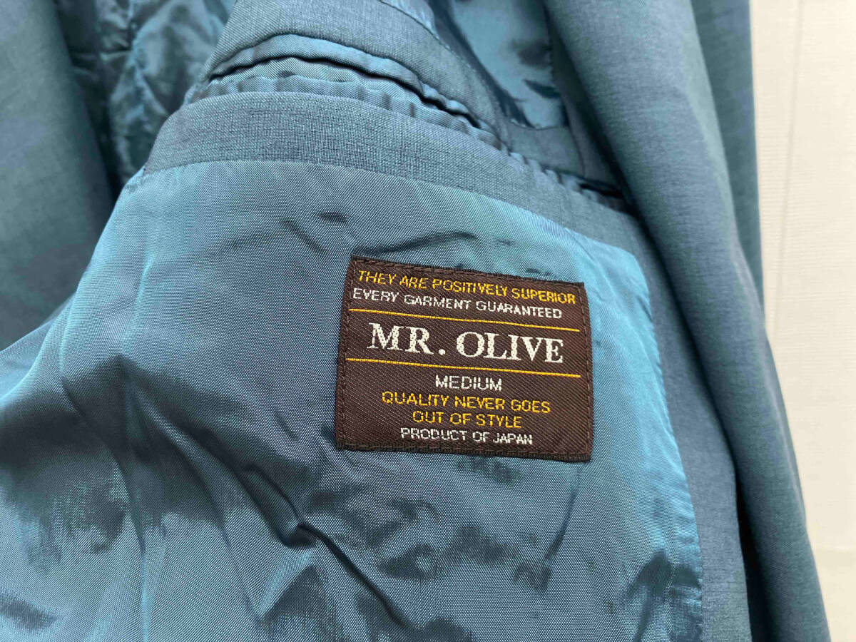 MR.OLIVE ミスターオリーブ ストレッチウェザー ワンプリーツ ワイドテーパード イージーパンツ セットアップ M-021128_画像5