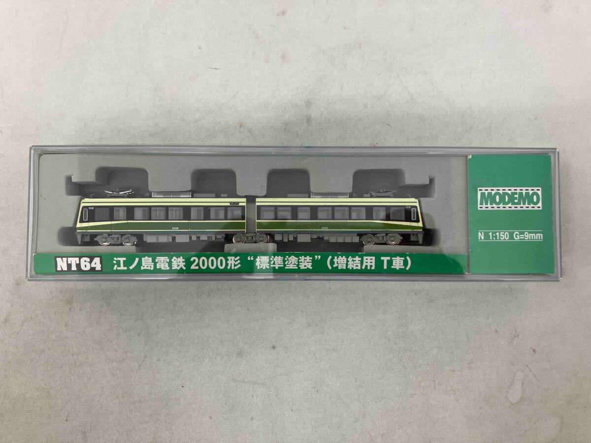 Ｎゲージ MODEMO 江ノ島電鉄2000形電車(標準塗装)増結用T車 NT64 モデモ_画像1