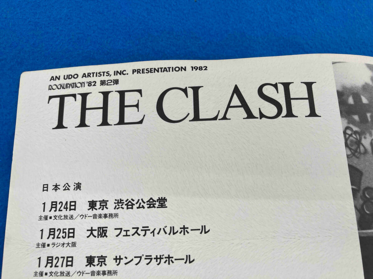 THE CLASH 1982年日本公演 ツアーパンフレット_画像4