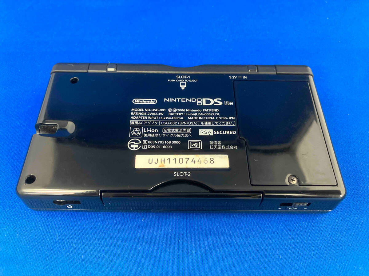 ジャンク 付属品欠品 ニンテンドーDS Lite:ジェットブラック_画像5