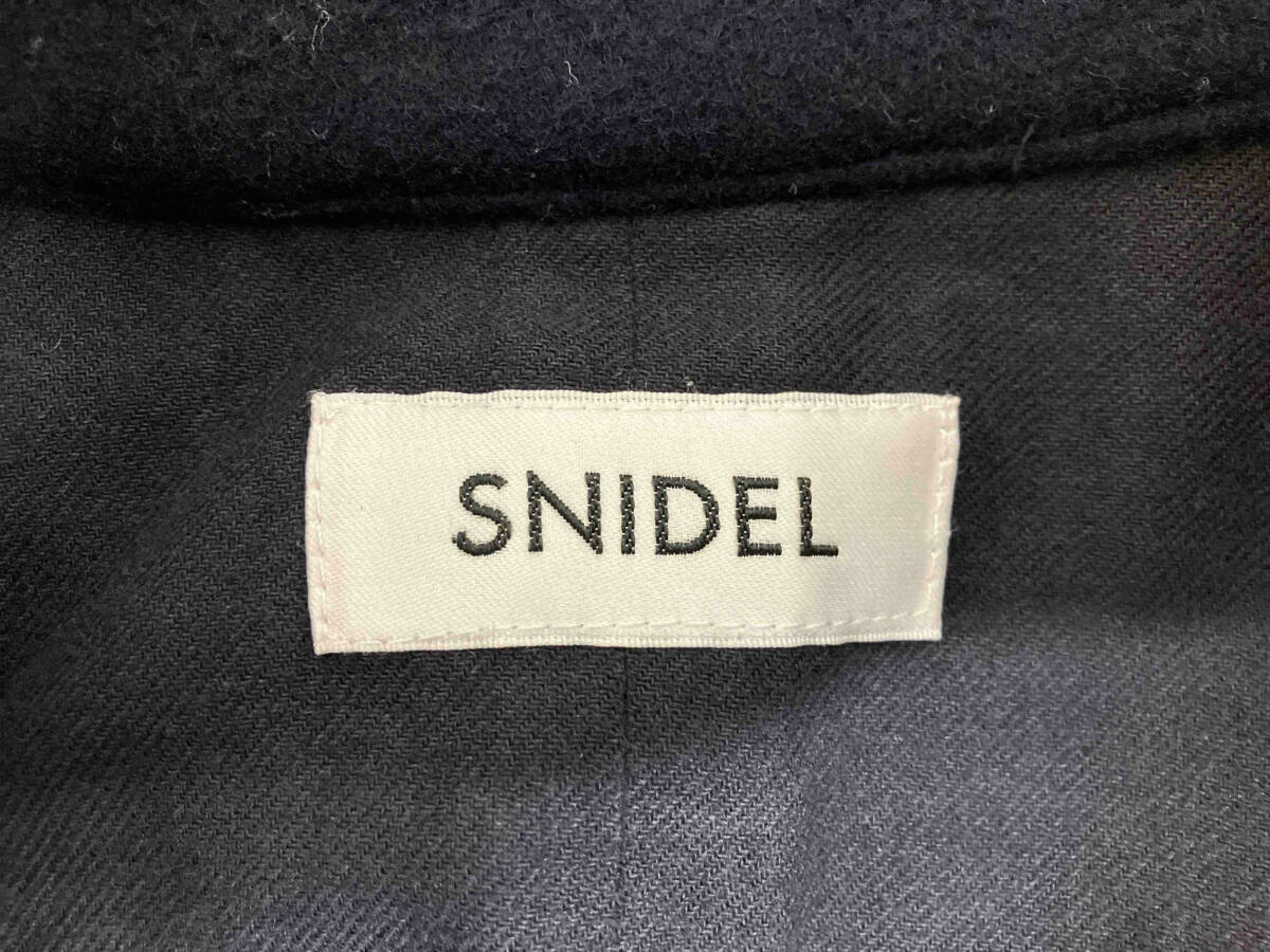 snidel SWFC195124/ジロンウールトレンチコート/ネイビー トレンチコート スナイデル ネイビー サイズF_画像3