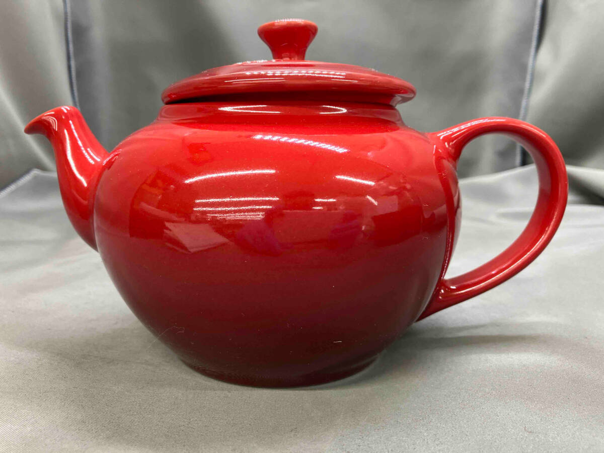 LE CREUSET ル・クルーゼ 1small Teapot /2Mugs/ティーポッドセット/二個マグカップ/レッド/910296-00_画像2