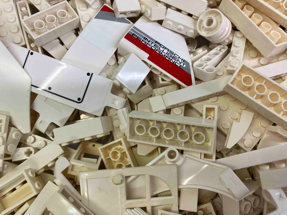 LEGO 色分けブロック バラ【白/ホワイト】3kg以上 大量 まとめ売り パーツ プレート 基本ブロック 特殊ブロック 部品取り_画像9
