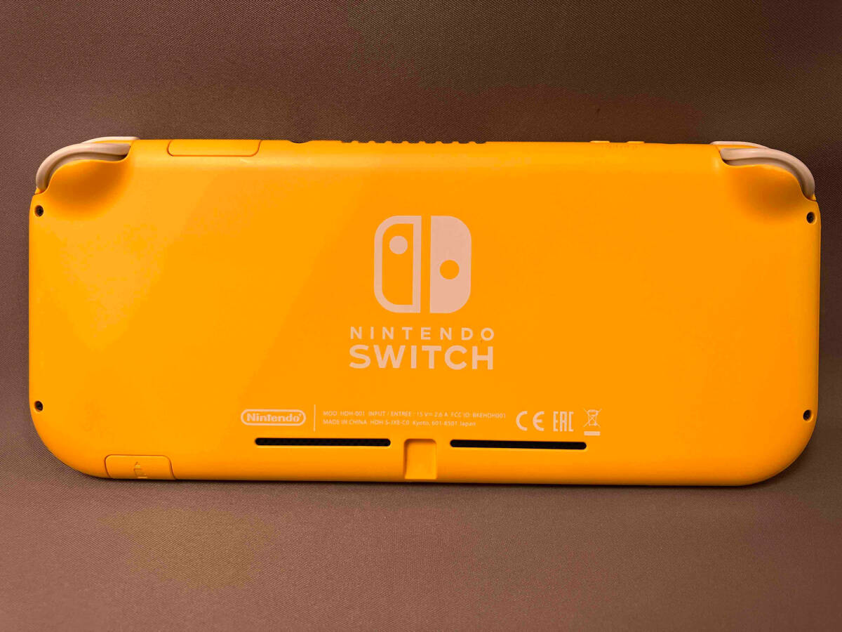 ジャンク 現状品 Nintendo Switch lite イエロー / スティック不良あり　初期化済み_画像2