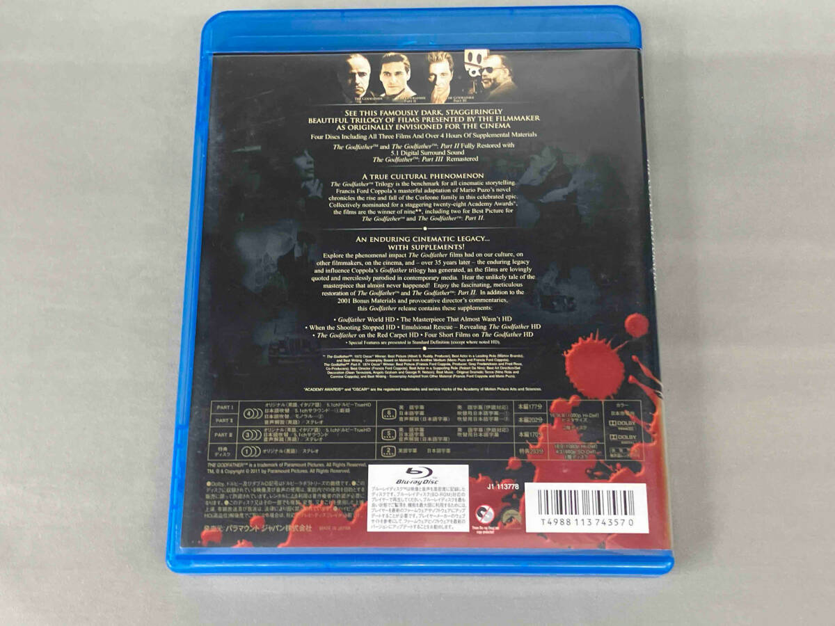 ゴッドファーザー コッポラ・リストレーション ブルーレイBOX(Blu-ray Disc)_画像2