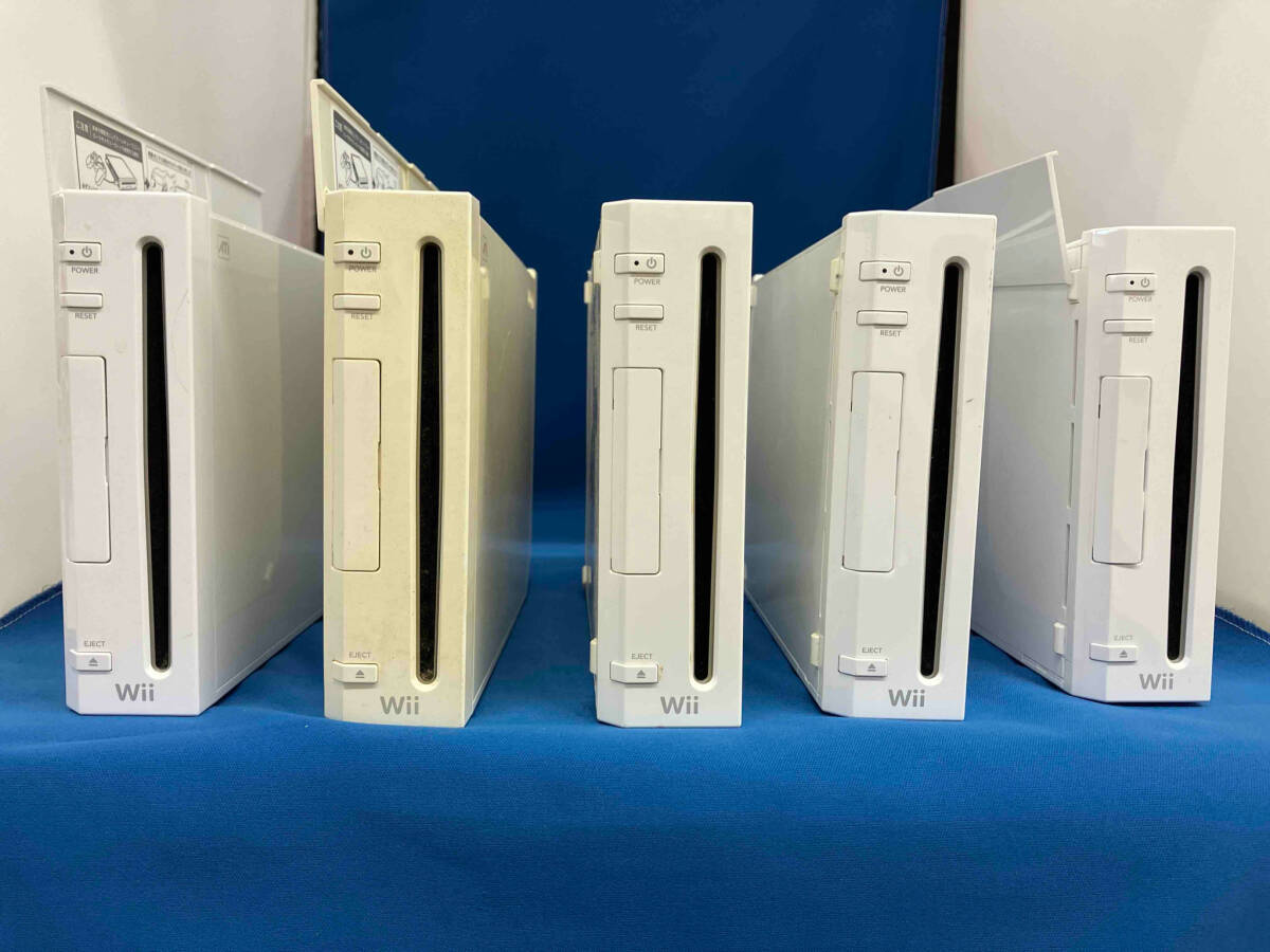  Junk [1 jpy start ] nintendo wii body only 5 pcs. set [ with translation ]