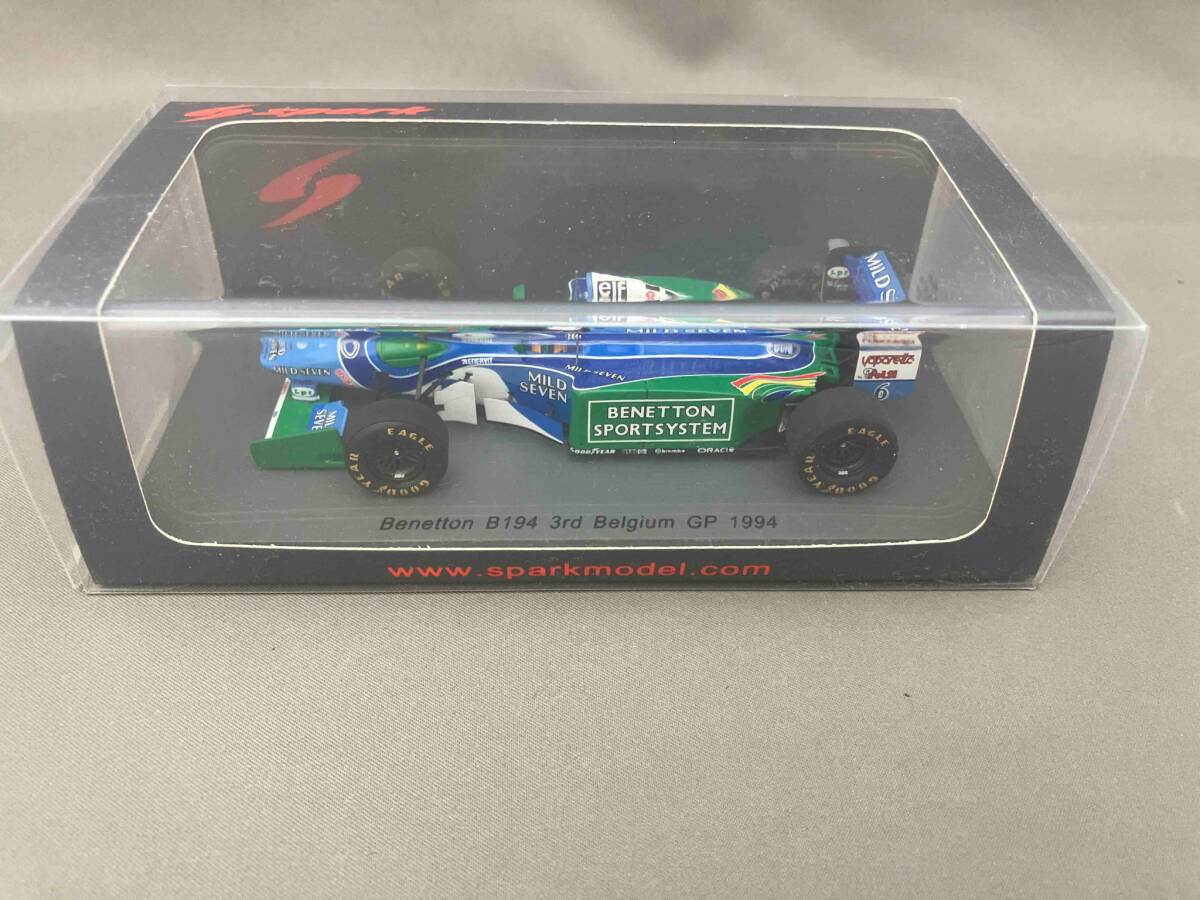 Spark model 1/43 Benetton B194 3rd Belgian GP 1994 #6 Ｓｐａｒｋ　ｍｏｄｅｌ_画像1