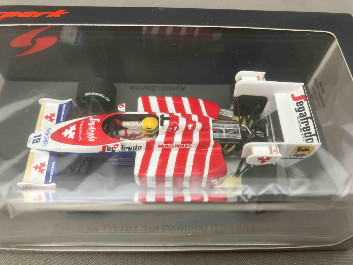 Spark model 1/43 Toleman TG184 No.19 3rd Portugal GP 1984 Ayrton Senna Ｓｐａｒｋ　ｍｏｄｅｌ_画像2