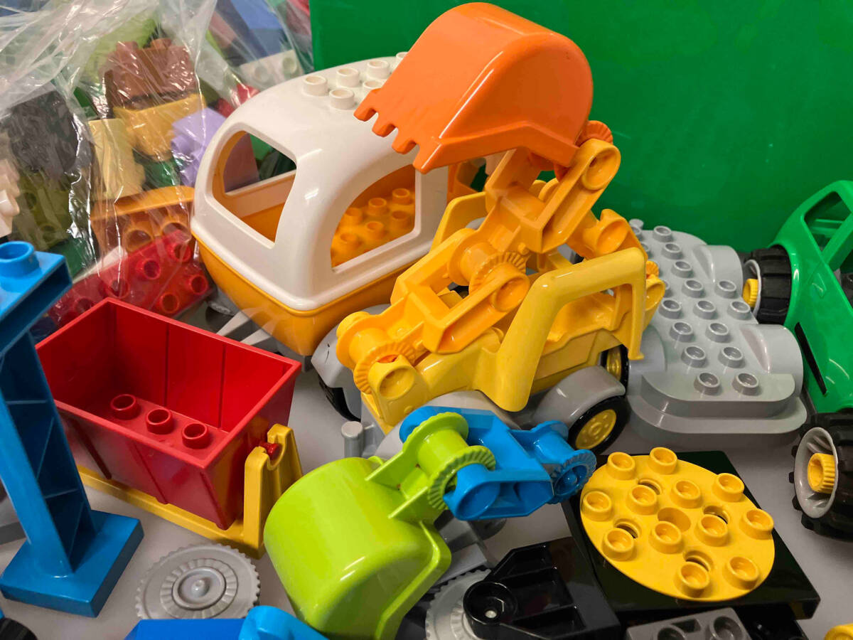 LEGO レゴ デュプロ バラバラ ブロック 車 基本ブロック 特殊ブロック フィグ 動物 パーツ プリントパーツなど 大量 まとめ売り_画像3