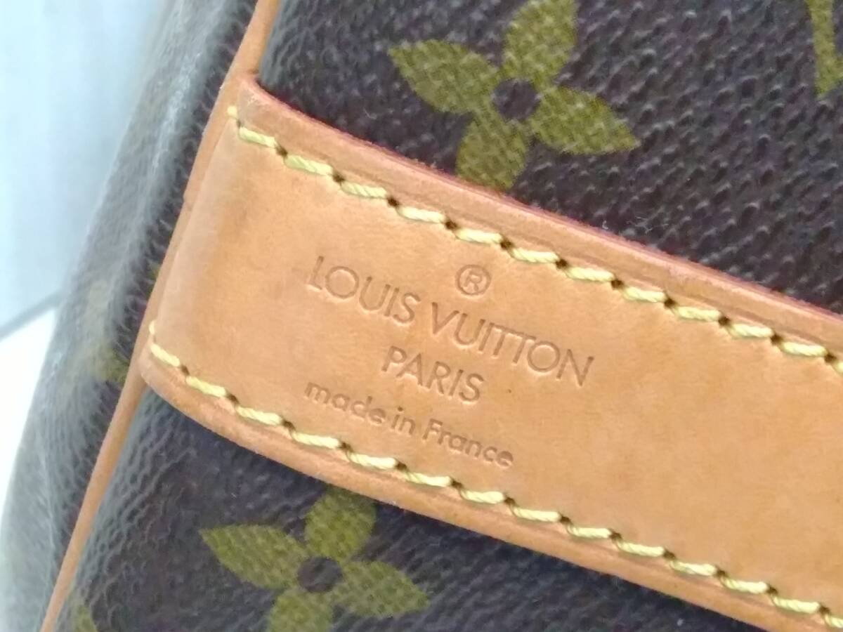 ルイヴィトン　LOUIS VUITTON／モノグラム ／キーポルバンドリエール60　ボストンバッグ　パドロック付（キー欠品）M41412_画像5