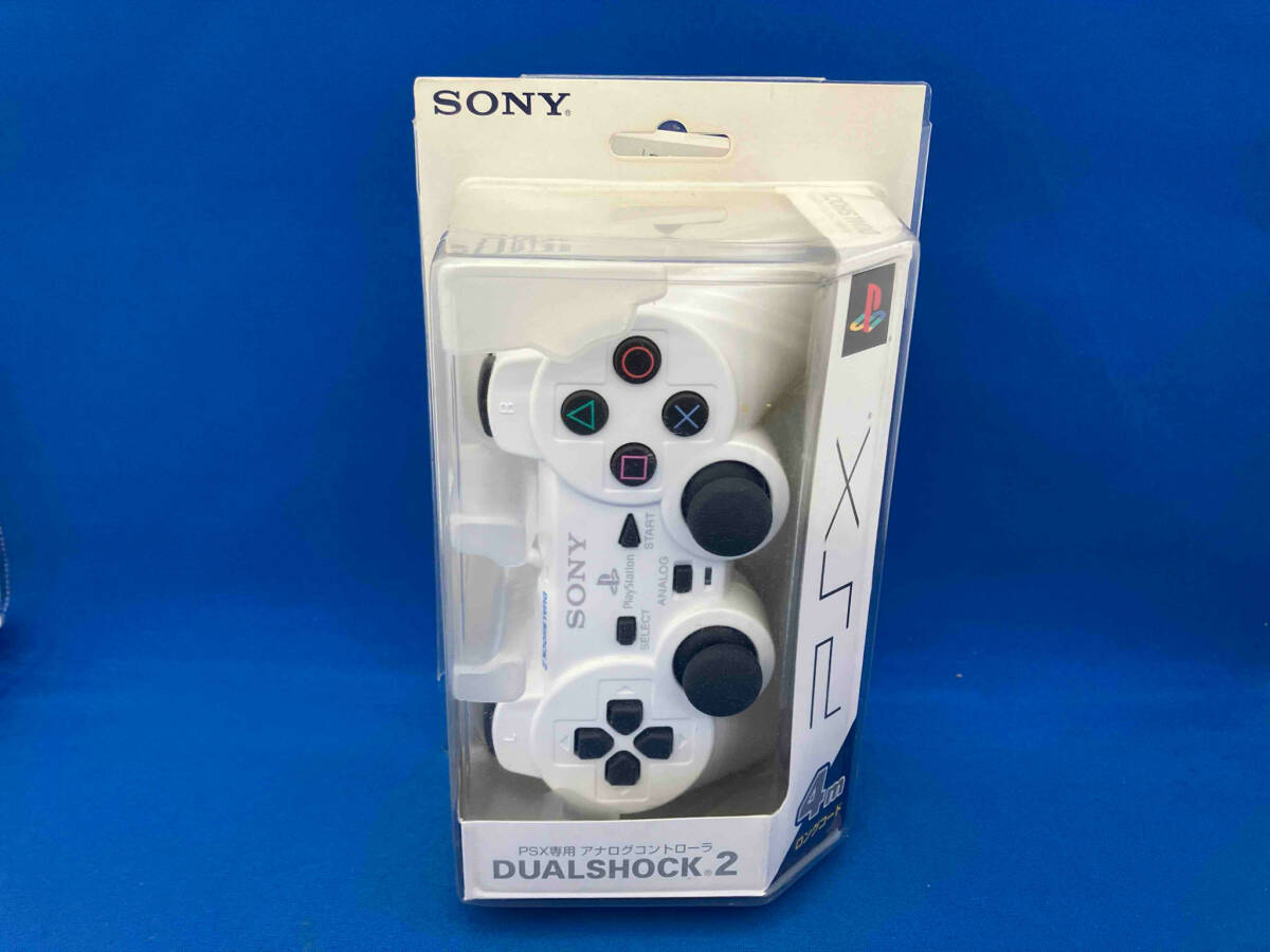 動作確認済 SONY ソニー PSX専用 アナログコントローラー DUALSHOCK２ 4m ロングコード DESR-10 箱、取扱説明書付き_画像1