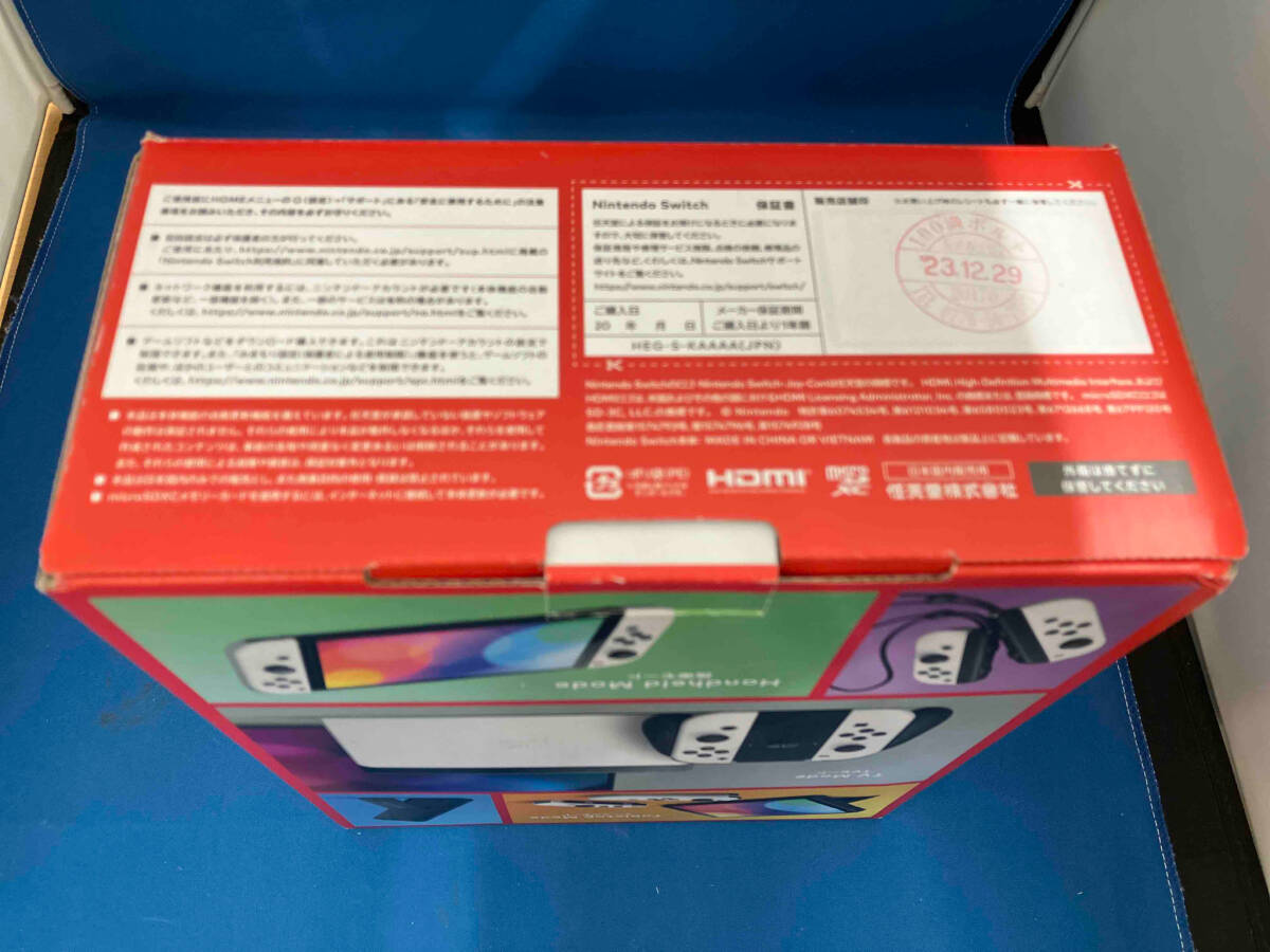 Nintendo Switch(有機ELモデル) Joy-Con(L)/(R) ホワイト(HEGSKAAAA)_画像3