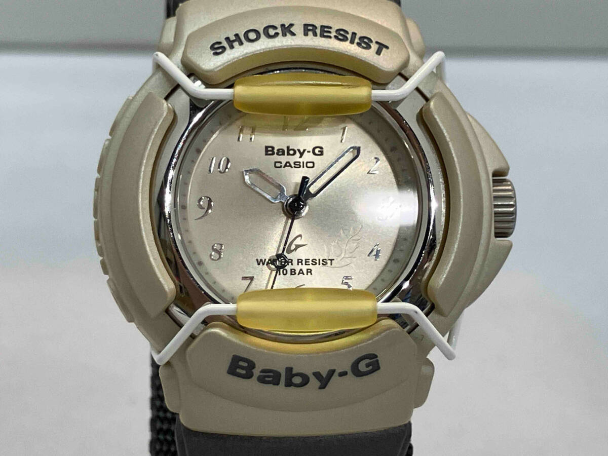  Junk [1 jpy start ][ flat battery ]CASIO Casio Baby-G BG-22 quartz wristwatch (.17-04-05)