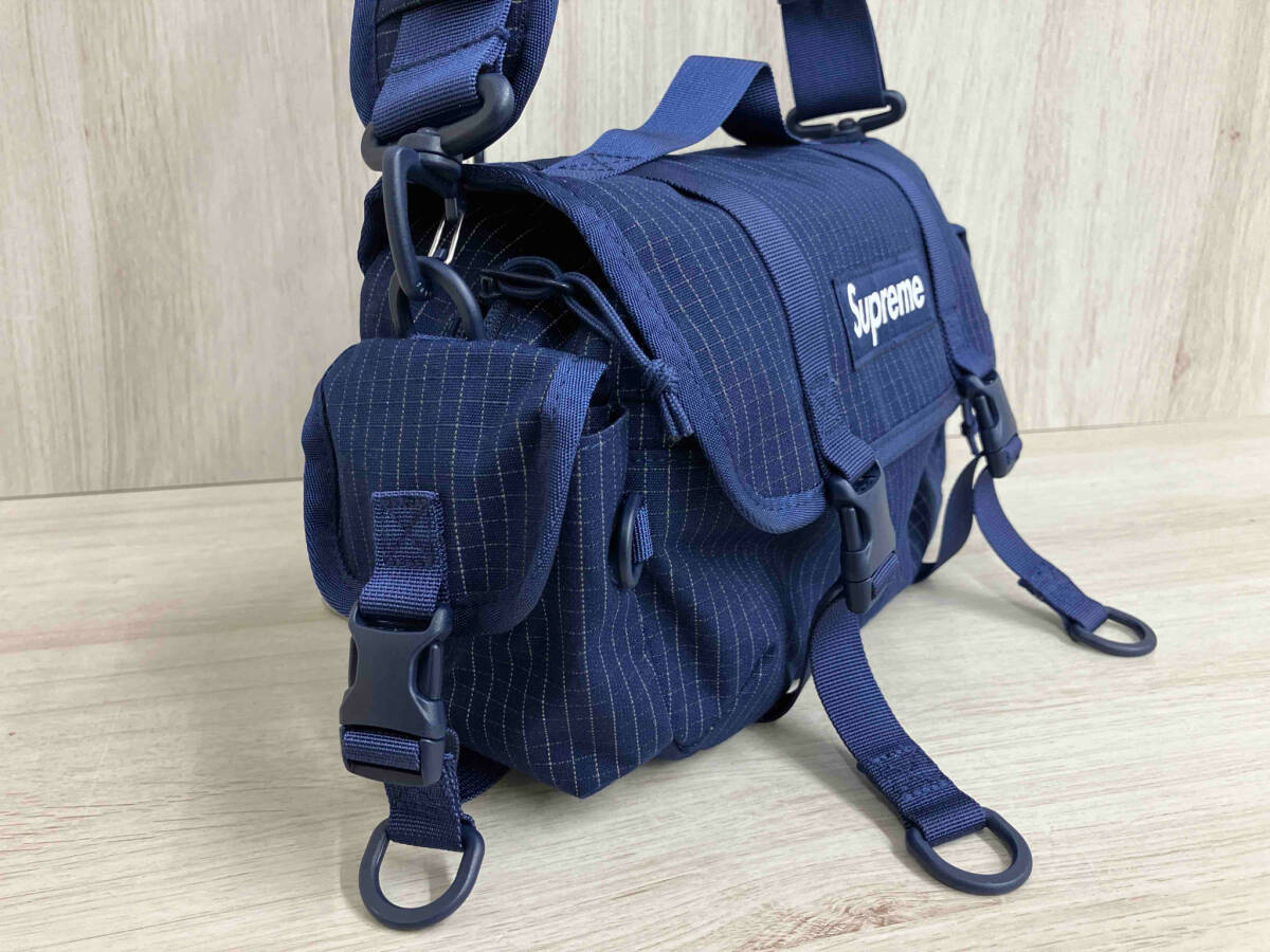 adidas ショルダーバッグ ネイビー Supreme Mini Duffle Bag (SS24) ボディバッグ シュプリーム ネイビー_画像4