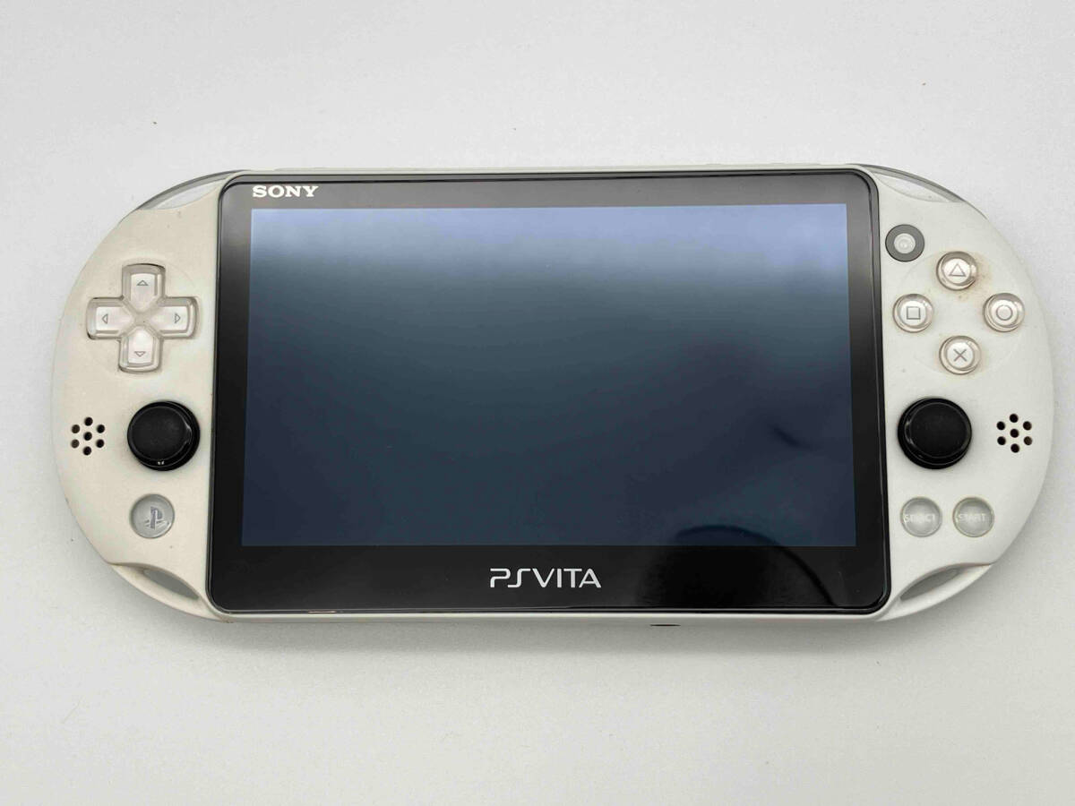 【ジャンク】 SONY PlayStation VITA Wi-Fiモデル 本体 グレイシャーホワイト PCH-2000 PSVITA_画像2