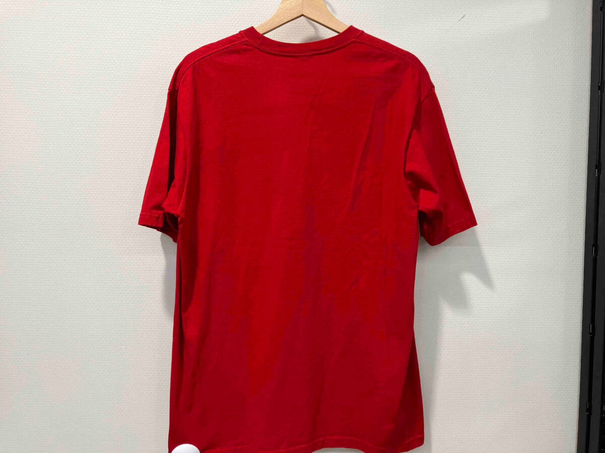 Supreme シュプリーム 20ss everything is shit tee 半袖Tシャツ アメーバTシャツ 赤 RED ロゴ プリント サイズM メンズ コットン_画像2
