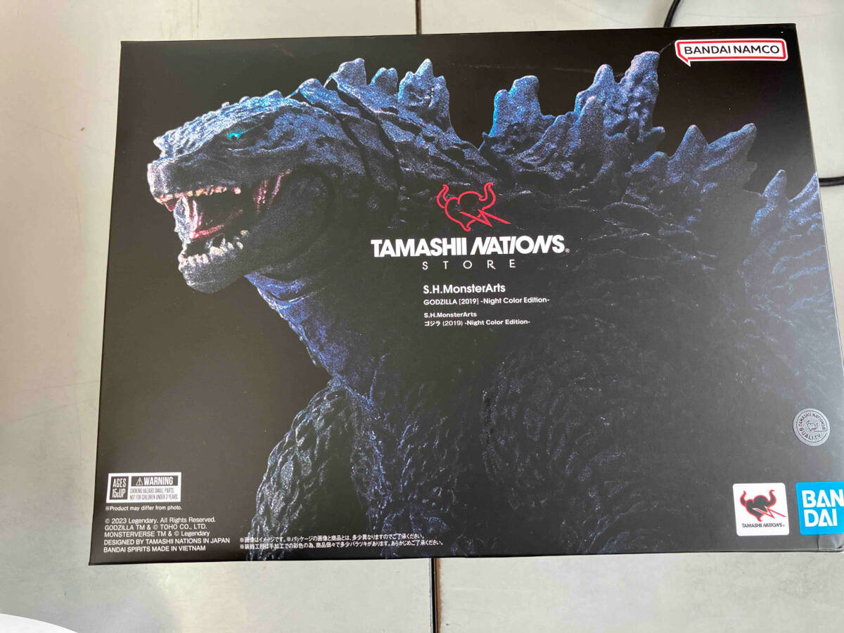 当店だけの限定モデル Color -Night ゴジラ(2019) S.H.MonsterArts Edition- モンスターズ オブ キング ゴジラ 魂ストア限定 ゴジラ