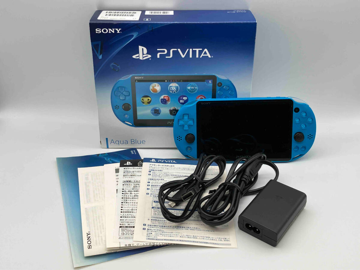 【ジャンク】 SONY PlayStation VITA Wi-Fiモデル 本体 アクアブルー PCH-2000 PS VITA_画像1