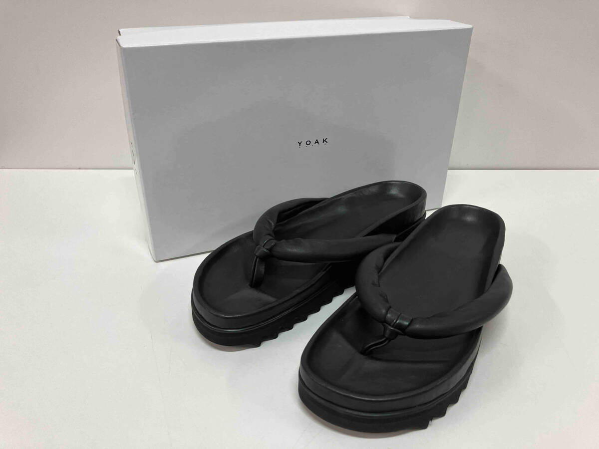Bibian 比比昂- YOAK ヨークサンダル/42/BLK/レザー/HIRO メンズ Bibian 比比昂- YOAK ヨークサンダル/42/BLK/レザー/HIRO メンズ