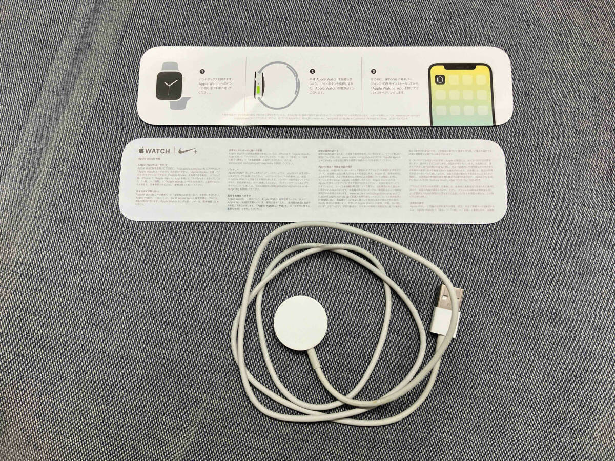 【1円スタート】Apple Series4 40mm GPS MU7F2J/A アップルウォッチ(ゆ21-06-03)_画像6