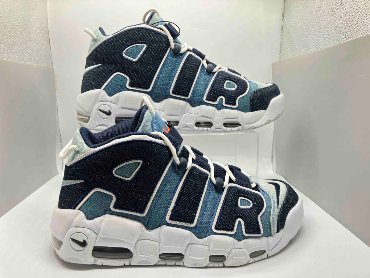 NIKE MORE UPTEMPO DENIM CJ6125 100 Nike moa up ton po Denim US9 27cm UK8 EU42.5 blue 