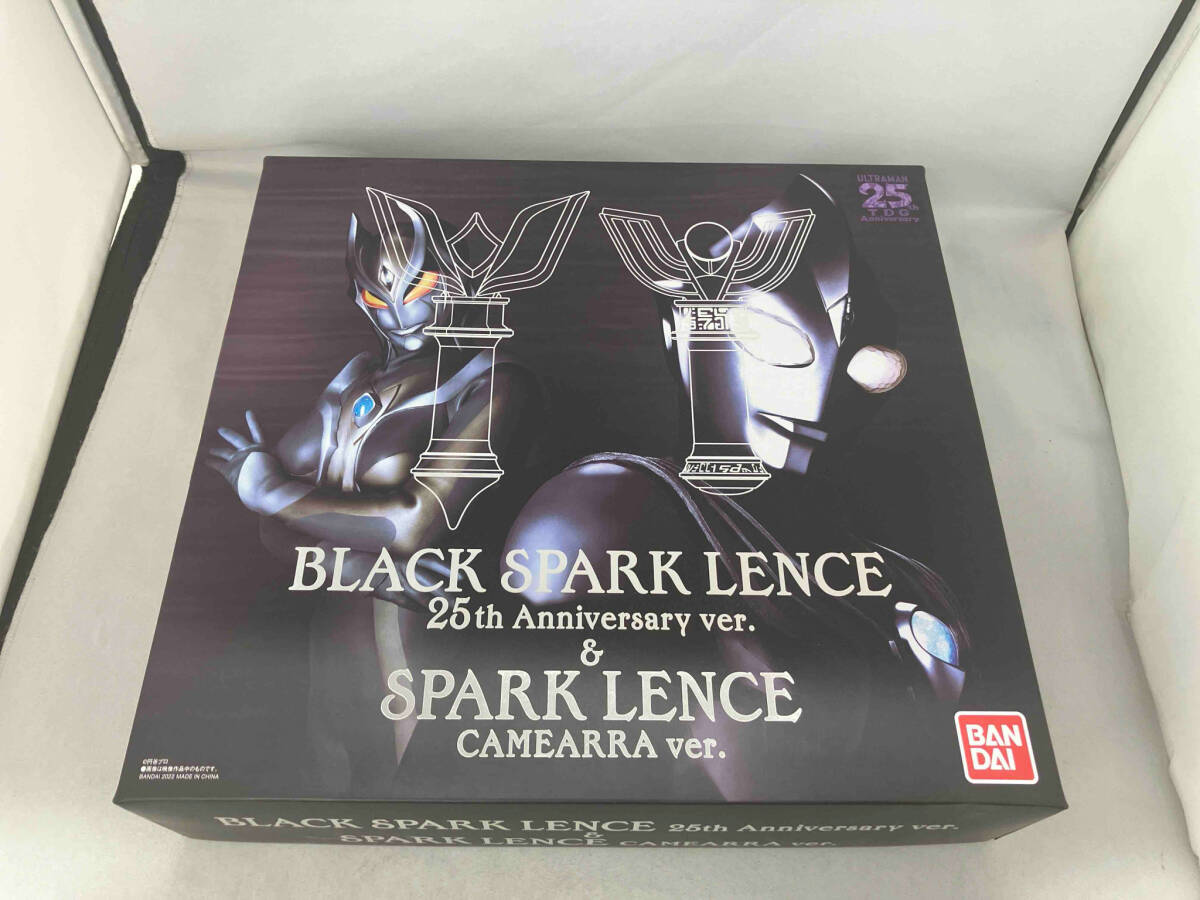 現状品 ウルトラレプリカ ブラックスパークレンス 25th Anniversary ver.&スパークレンス CAMEARRA ver. ウルトラマンティガ
